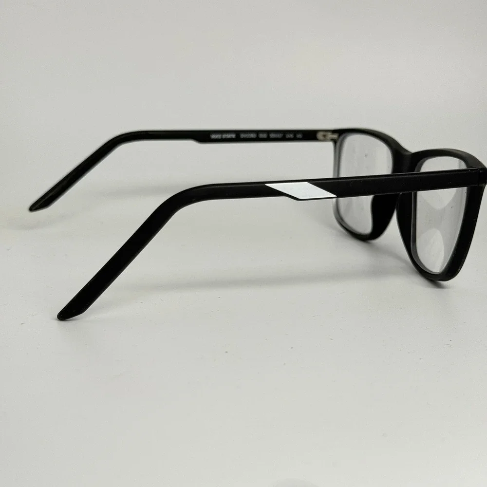Nike State DV2290 010 Matte Black Rectangular Eyeglasses Frames 55-17-145